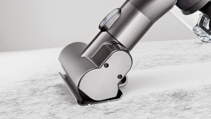 Mini motorised tool on upholstery 